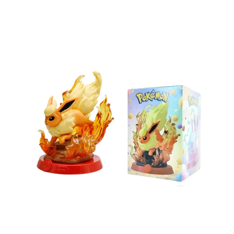 8 verschiedene Pokémon Actionfiguren Pikachu Abenteuer Eevee Blindbox Anime-Modell Desktop-Dekorationen Pokémon Spielzeug Fans Geburtstagsgeschenk