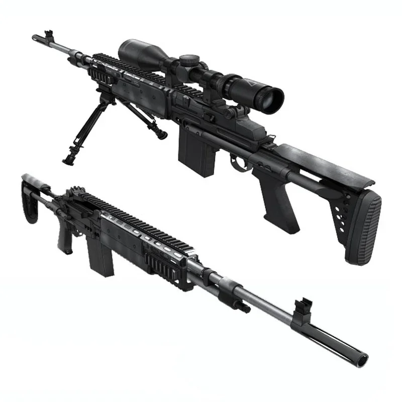 

112 см M39EMR боевая винтовка 3D бумажная модель пазлы игрушка ручной работы из бумаги