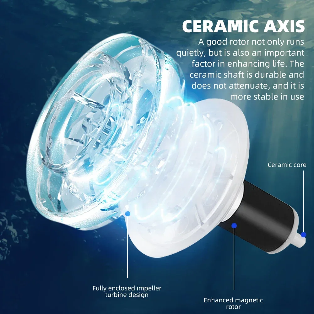 حماية غال 24 فولت 20 وات ~ 80 وات عملية فائقة الهدوء MDC MDP مرشح مضخة مياه حوض السمك وحدة تحكم WIFI #4