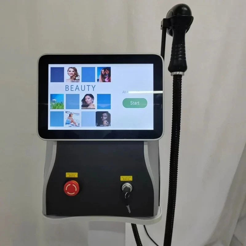 Laser Hair Removal Machine Professional Diode Laser Epilator Hair 3 Wavelength 755 808 1064nm Painless Hair Removal