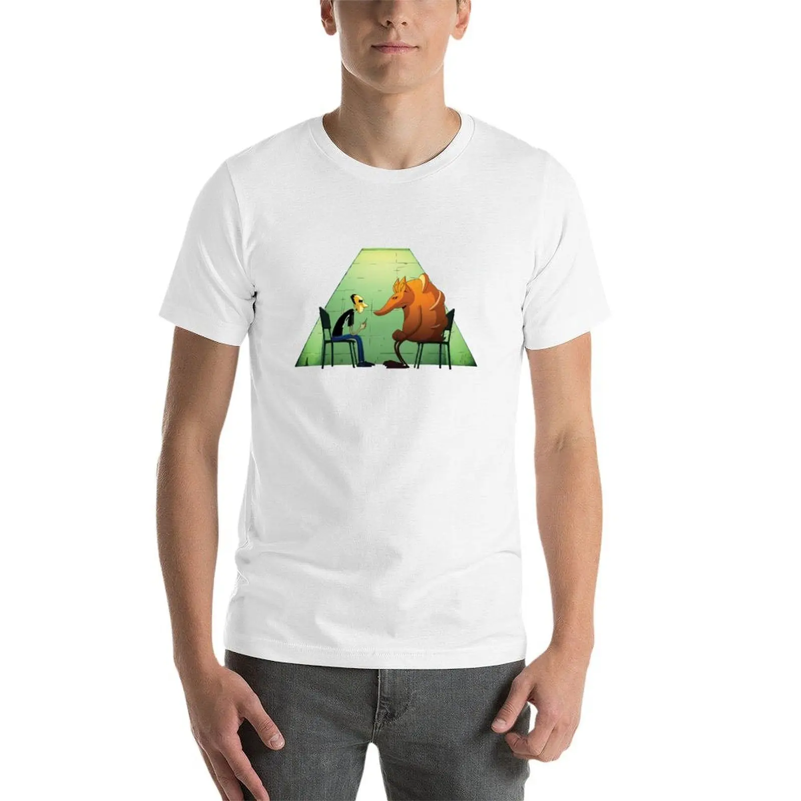 Strappare lungo i bordi |   المسيل للدموع على طول الخط المنقط تي شيرت تي شيرت للرجل القطن مضحك أنيمي تي شيرت للرجل تي شيرت