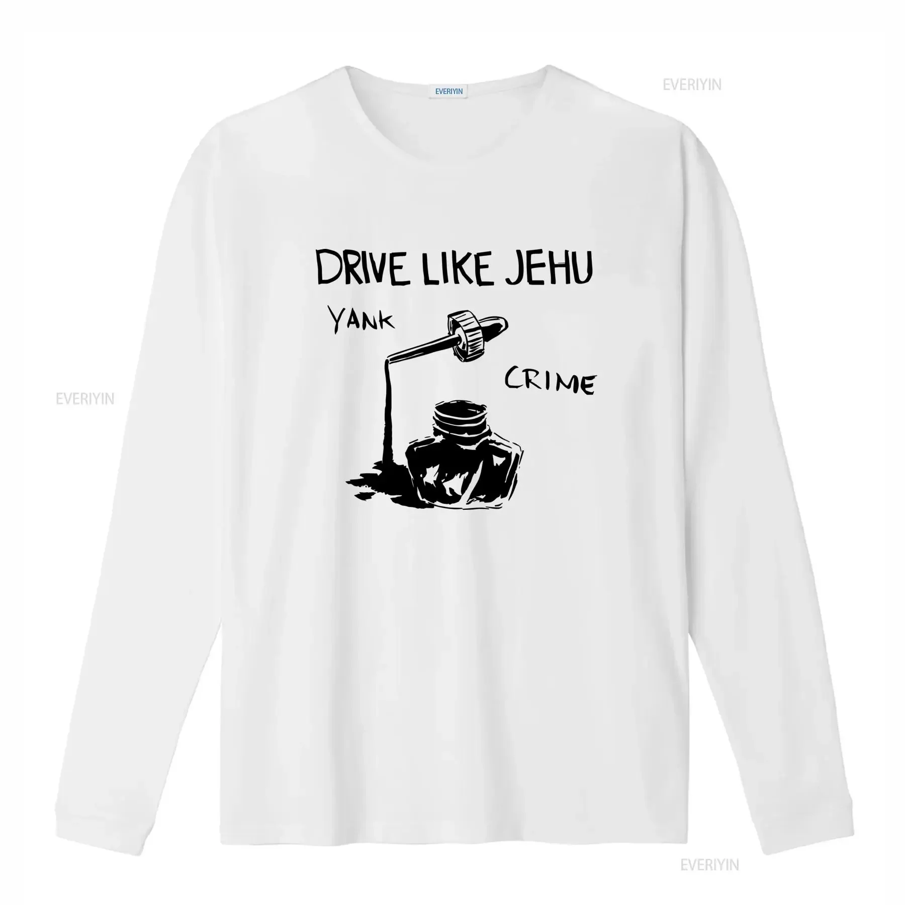 Drive Like Jehu T Shirt for Men and Women Post Hardcore Indie Punk Emo Band Print Unique Design Music Lovers vintage Washed
