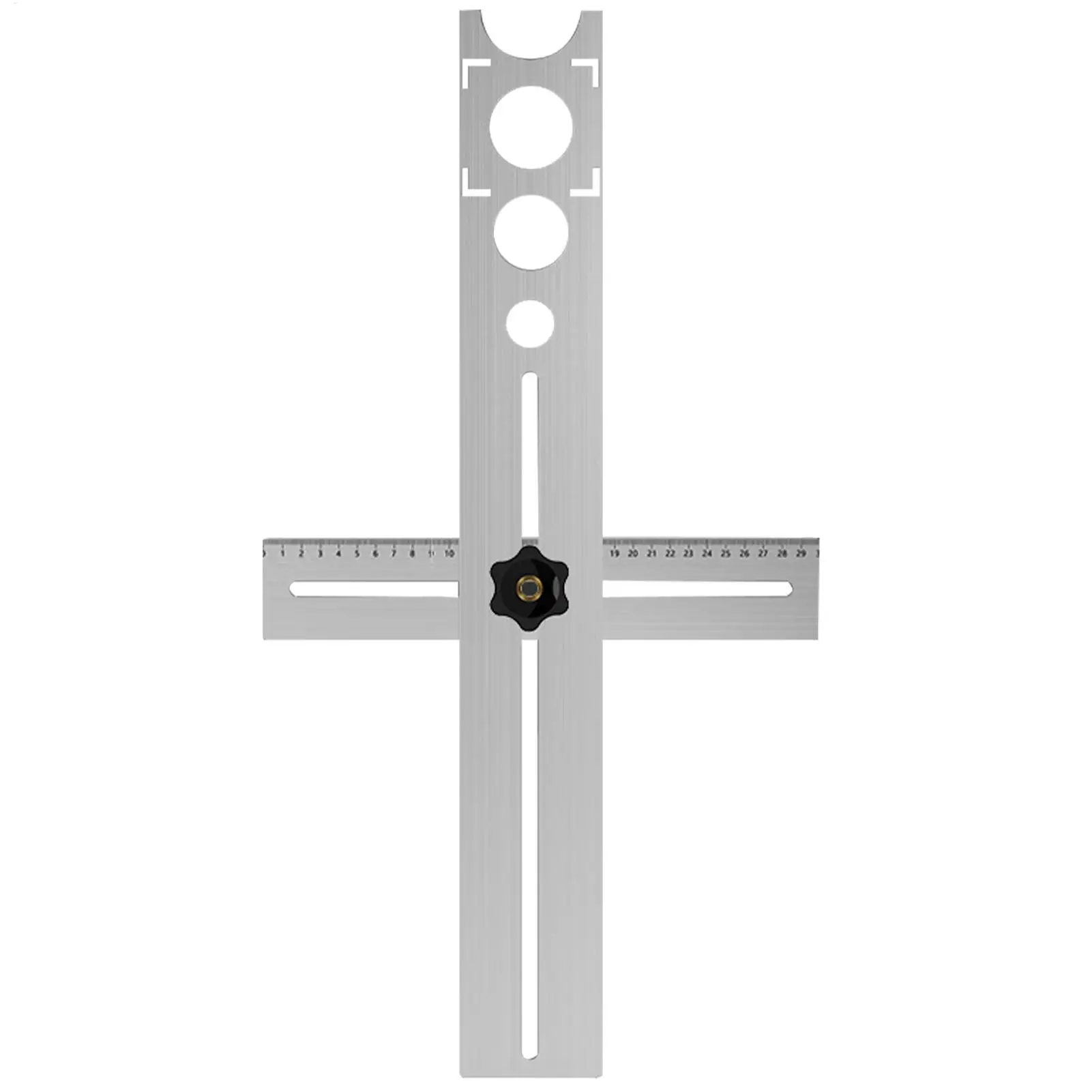 

Портативный шаблон для сверления из нержавеющей стали, инструмент для перфорации мрамора, диапазон измерения 300 мм, точность 25 мм/40 мм/45 мм/55 мм/60 мм