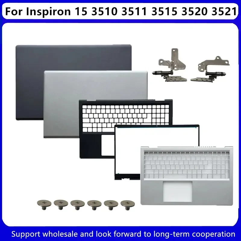 Imagem -01 - Lcd Tampa Traseira para Laptop Dell Inspiron 15 3510 3511 3515 3520 3521 00ddm9d 00wpn8 Moldura 09wc73 Palmrest Dobradiças Novo lcd tampa traseira para laptop dell inspiron 15 3510 3511 3515 3520 3521 00ddm9d 00wpn8 moldura 09wc73 palmrest dobradicas novo 01