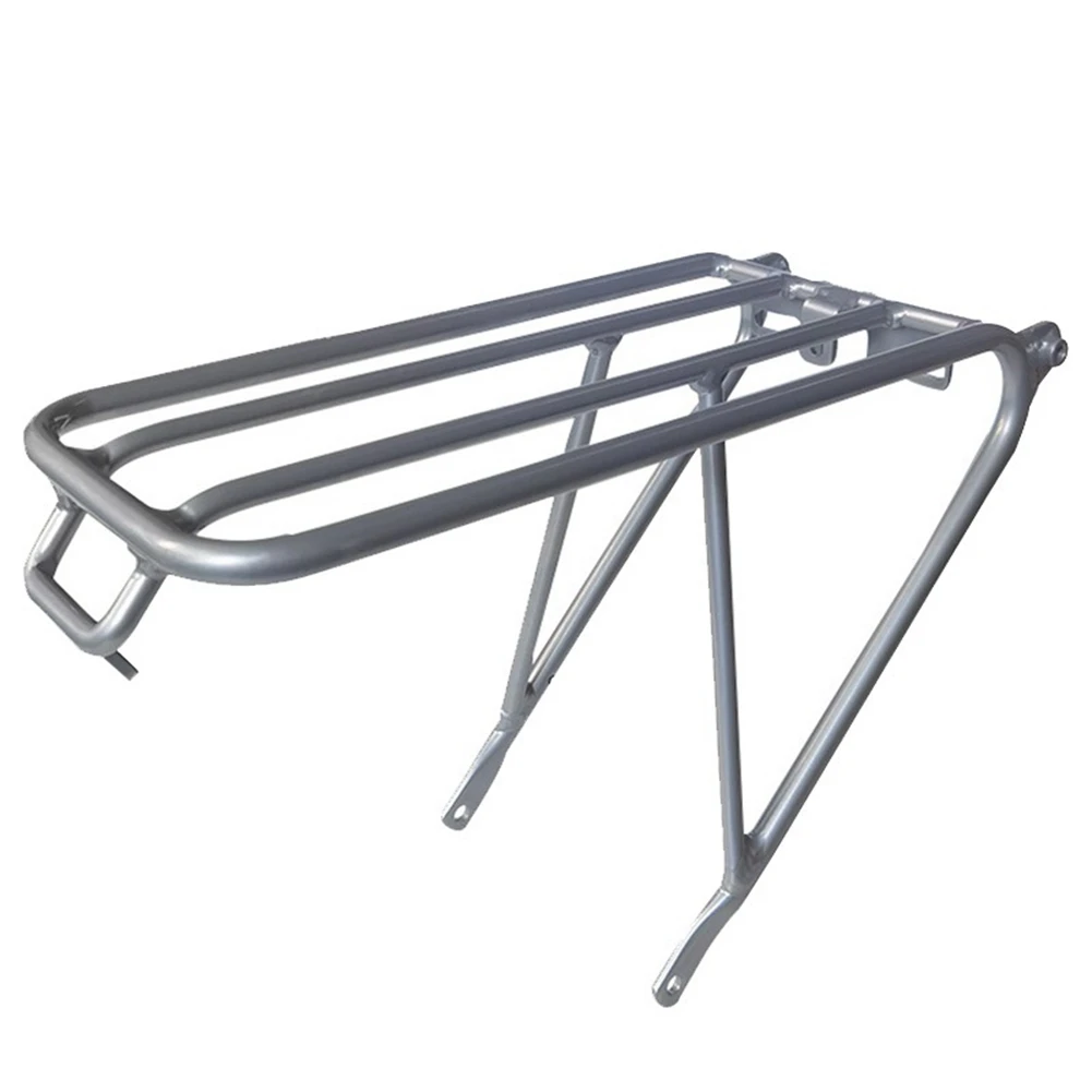 

For Brompton Folding Bike Standard Rack for 3Sixty Brompton Standard Rear Rack Bicycle Shelf Accessories,Silver