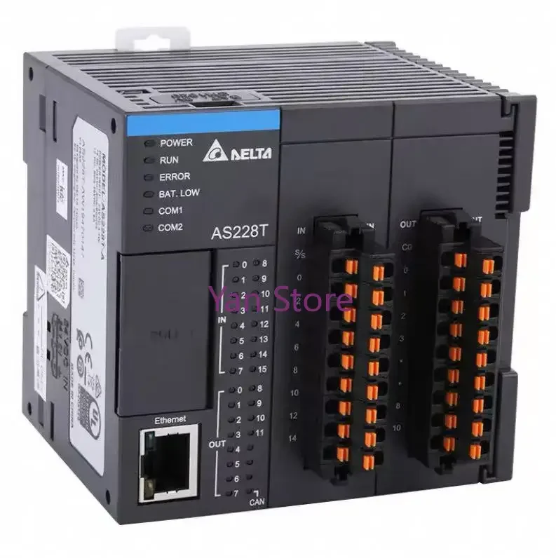 Delta AS300 AS200 AS228 AS228t As228p Ax 308e AS228ra AS524C PLC Logic Controller Support EthterCAT CANopen Ethernet Wifi