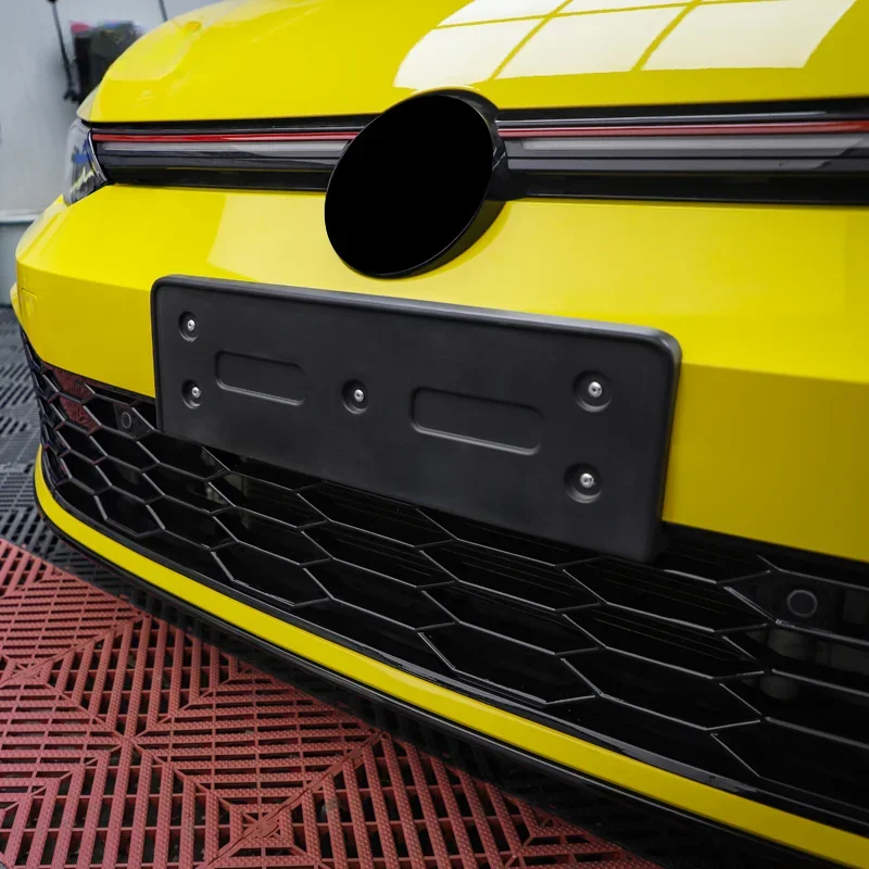 GTI Style Front Bumper Grill for Vw Golf 8 Mk8 R-Line Decoration Sports Version Front Grille Fog Lamp Car Accessories Body Kit