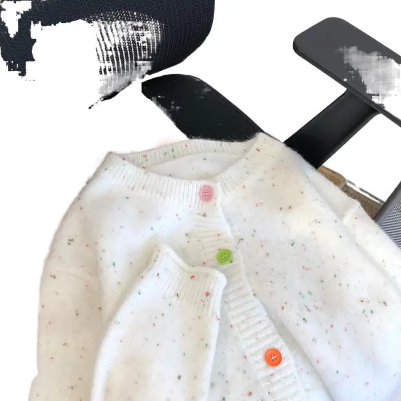 الأزهار محبوك سترة Jaet المرأة ربيع الخريف فضفاضة كسول Sle ملابس خارجية طويلة Sve طول منتظم #5