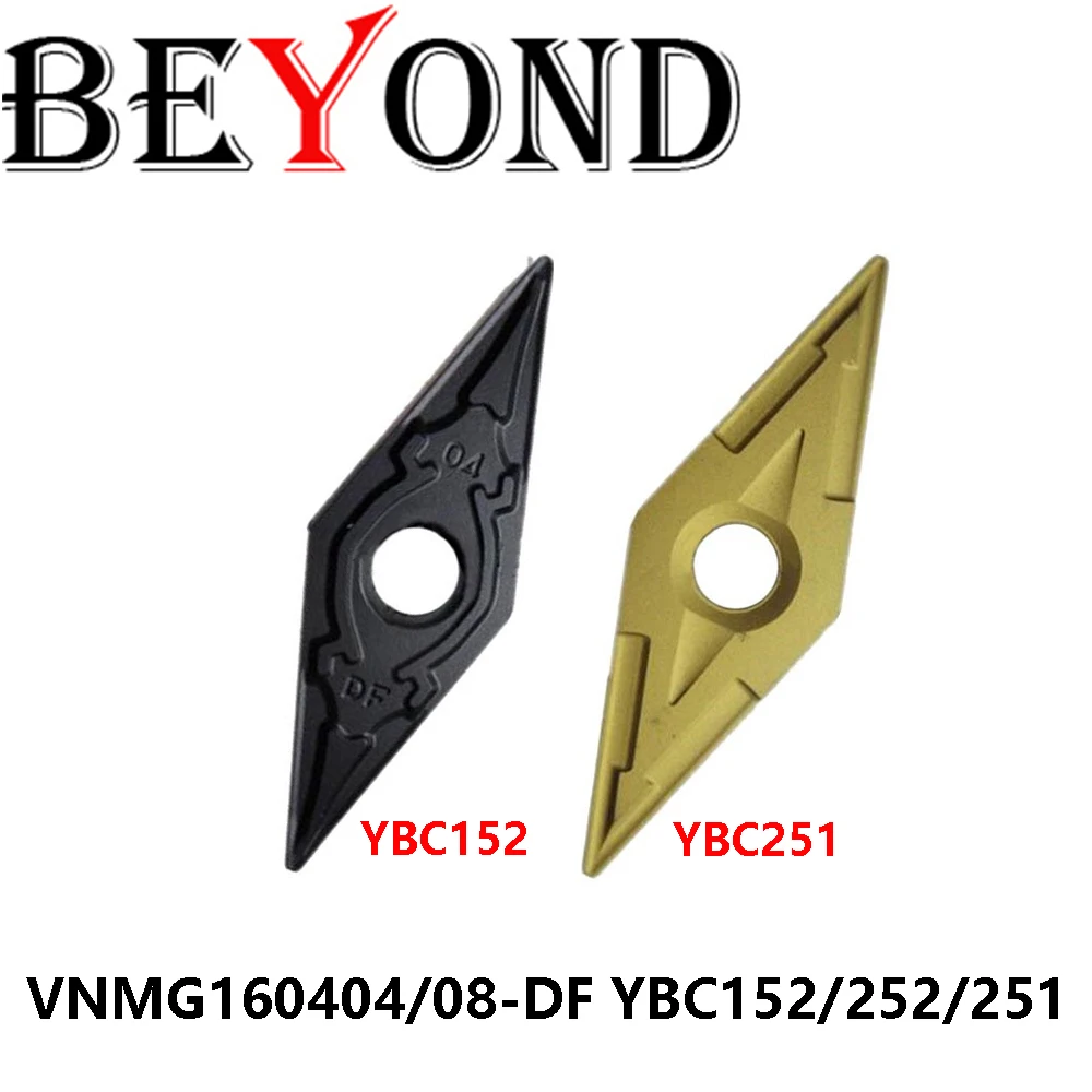 

Original Tools VNMG160404-DF VNMG160408-DF YBC152 YBC252 YBC251 Cutter Turning Machine CNC Carbide Insert BEYOND Lathe For Steel