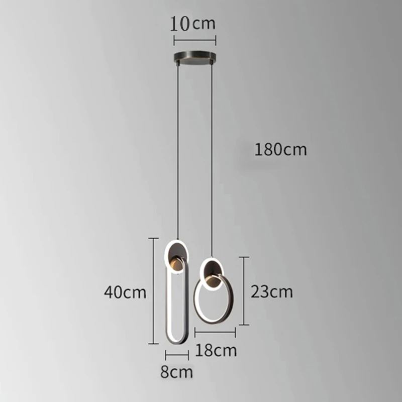1 PC Modern Home Decor LED Lights Bedroom Lamp Bedside Pendant Light Lamps LED Chandeliers Hanging Light Indoor Lighting