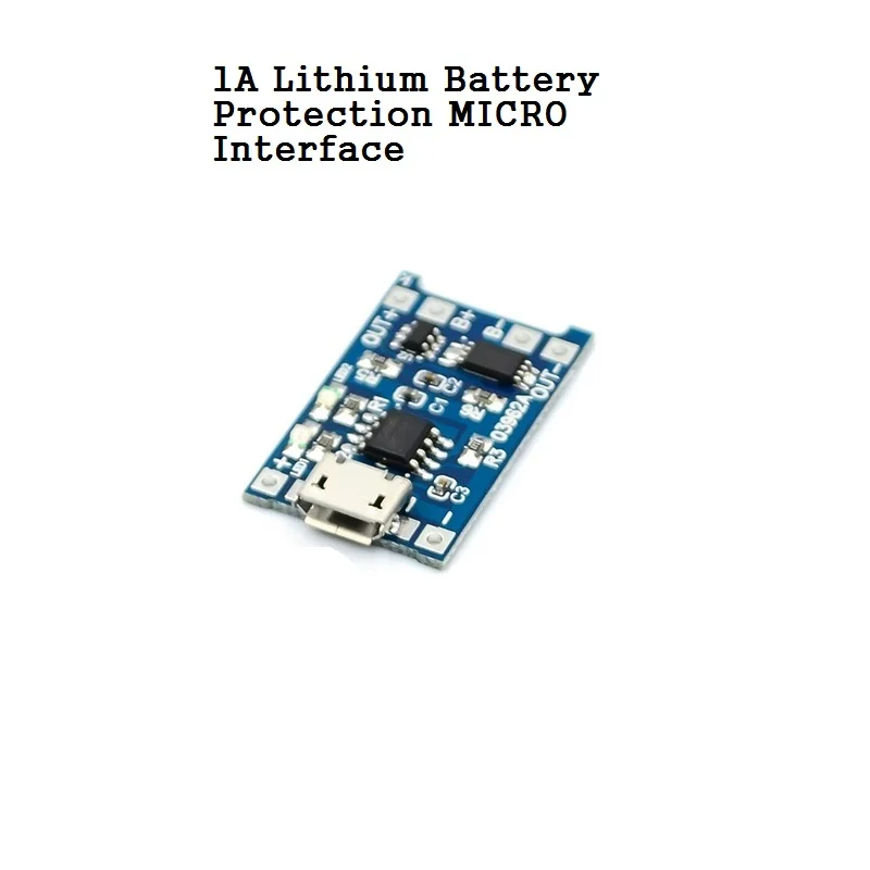 TP4056/18650 Lithium Battery 3.7V 3.6V 4.2V Charging Board Module 1A Overshoot And Discharge Protection MICRO/MINI/TYPE-C