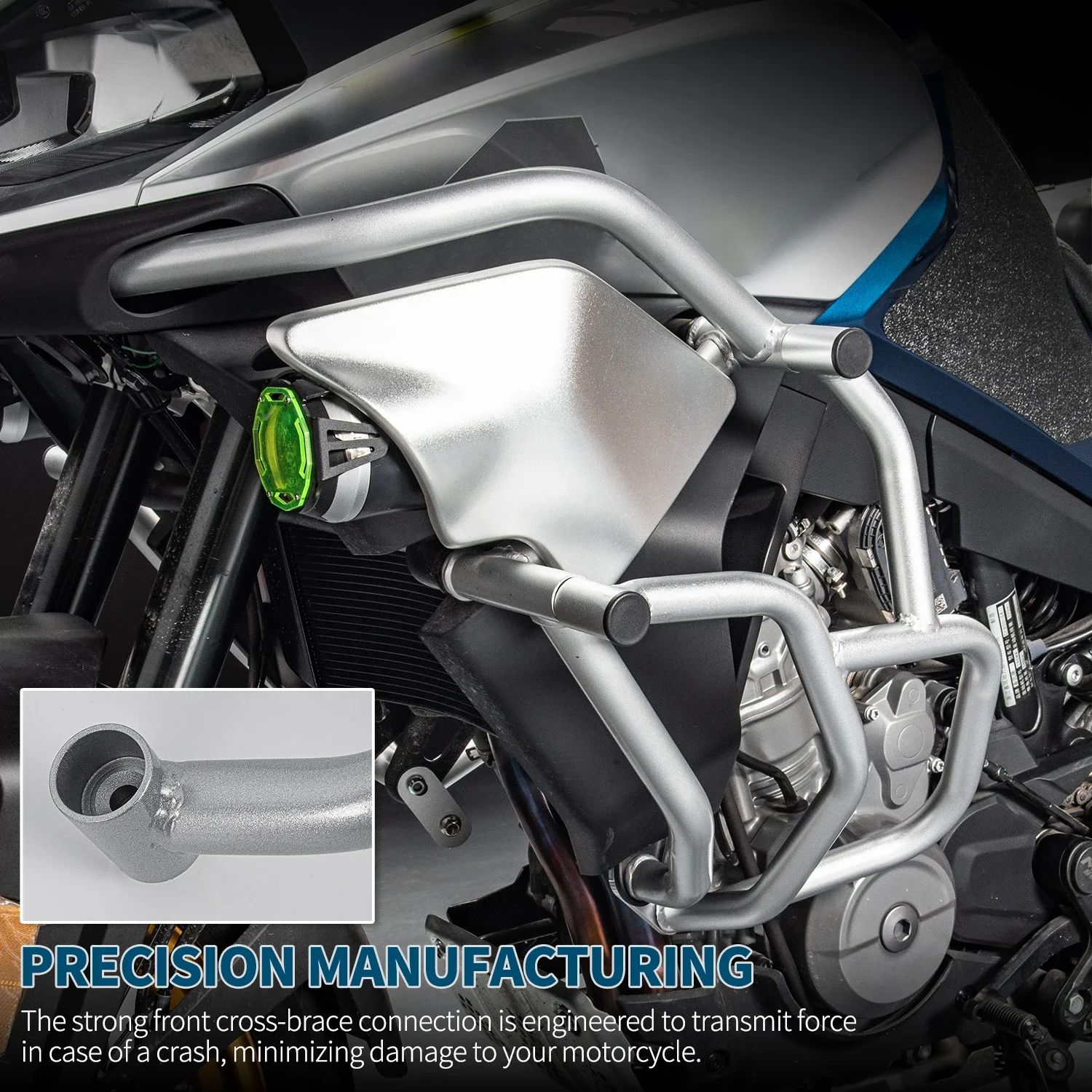 

For CFMOTO 800MT Engine Bumper Guard Motorcycle Crash Bar Frame Protector Accessories for CF MOTO 800 MT 2021-2024 2023 2022