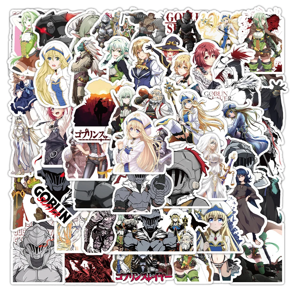 10/30/50pcs Anime Goblin Slayer Stickers Cute Priestess Girl Cartoon Decal Phone Water Bottle Luggage Cool Kids Toy Sticker Gift