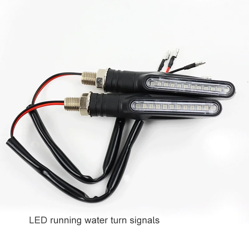 

Motorcycle Turn Signal Light LED Flashing Indicator Blinker Flashers Universal for Pit Dirt Bike Rear Lamp Amber Spare Parts