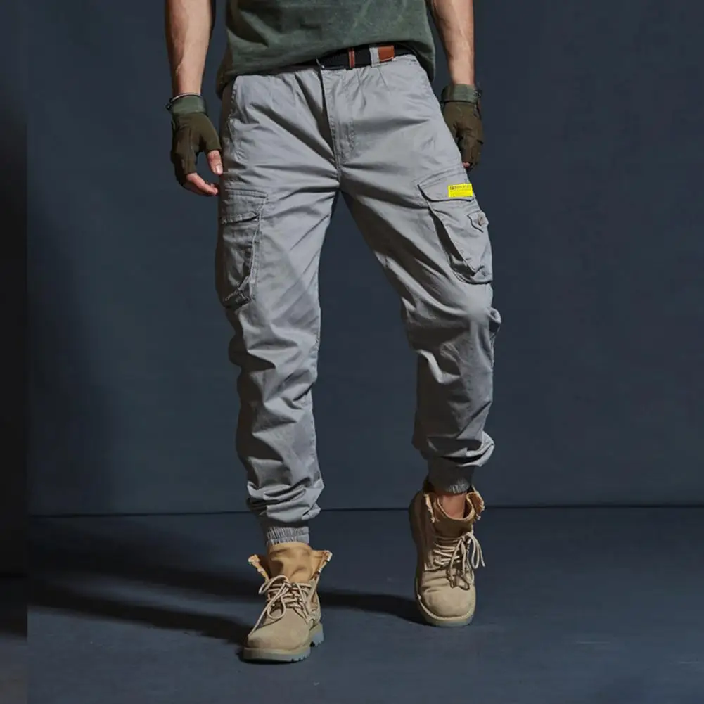 Pantalon cargo camsalomon multi-poches pour hommes, jogging militaire, mode fjpantalones, pantalon décontracté, haute qualité