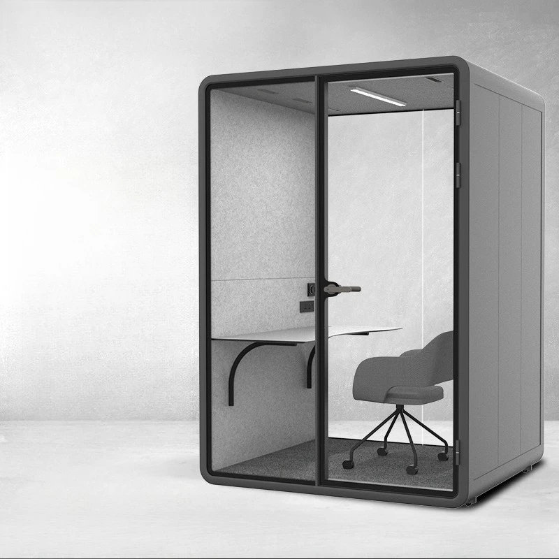 Quiet cabin, phone booth, reception and negotiation piano drum singing live stream, movable