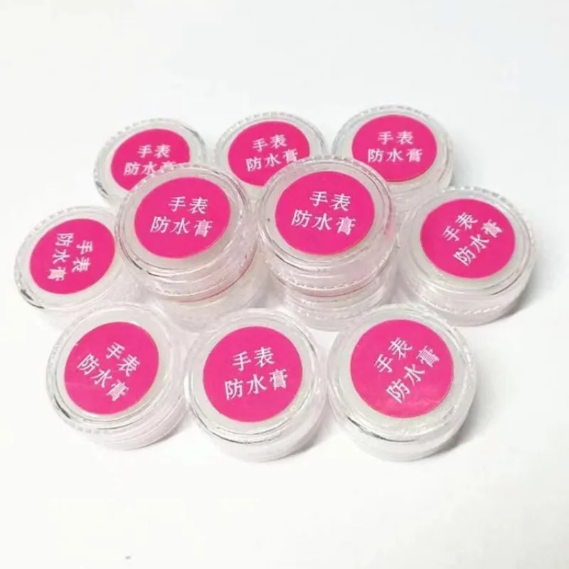 시계 유리 시계 백 커버에 대 한 2 개/몫 방수 시계 크림 방수 크림 오일 실리콘 그리스 시계 유지 보수 수리 도구