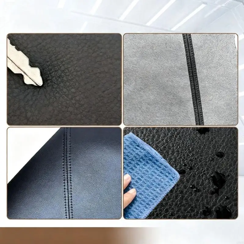 Microfiber Leather Center Console Armrest Cover for for Explorer 11-19, Direct Slip-On Lid Covering with Stitched Edges for H9EE