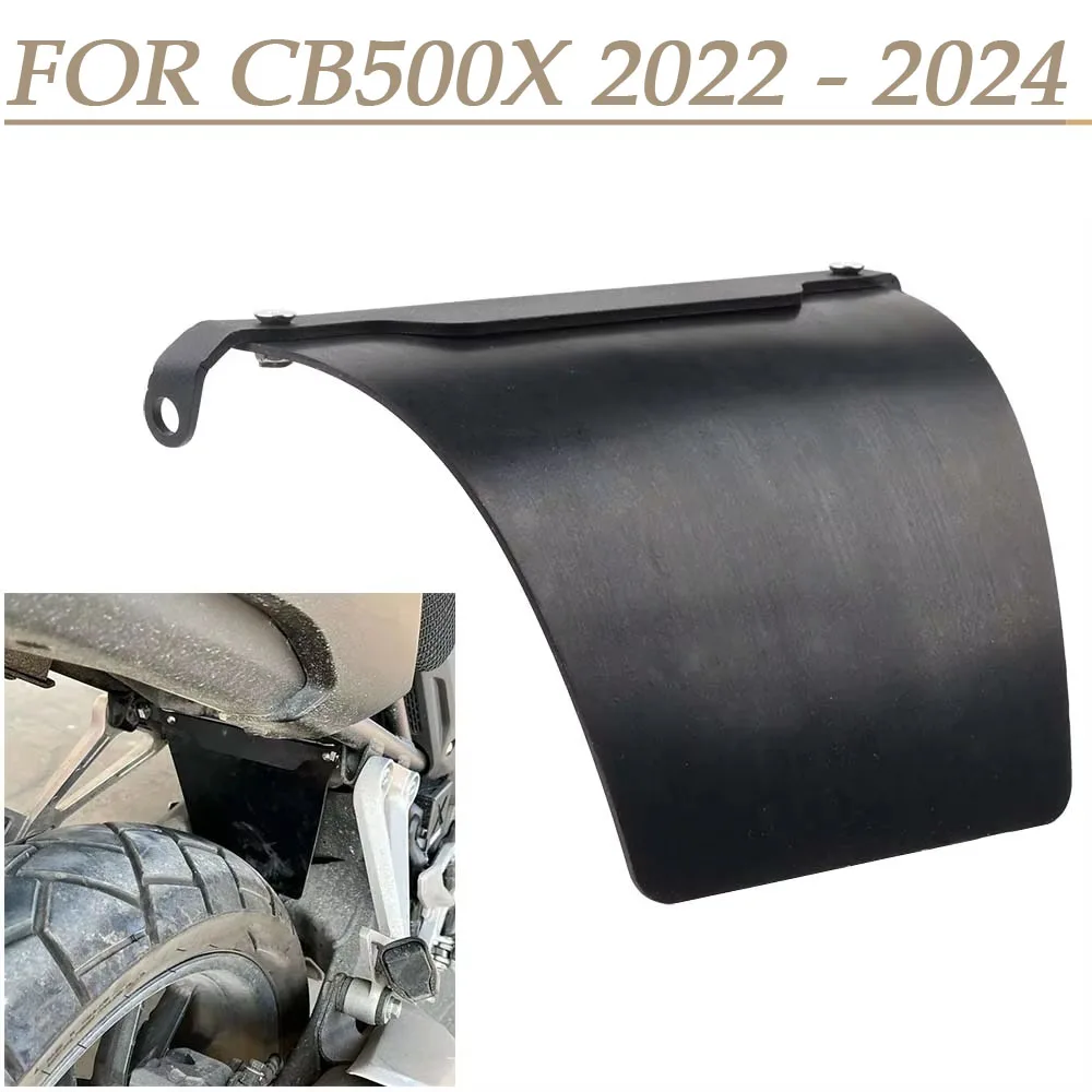 For HONDA CB500X CB 500X CB 500 X 2024 2023 2022 Rear Shock Shield Cover Motorcycle Mudguard Fender Shockproof Cover Rear Hugger