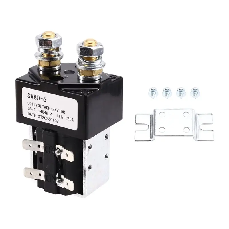 

Contactor Solenoid Relay Switch For Albright SW80-6, B2SW11 For Linde 7915692512 24V Contact Assembly