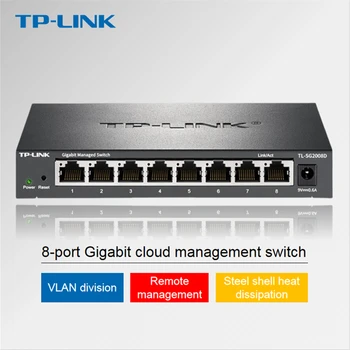 TP-LINK de conmutación en la nube, divisor de Cable de red de 8 puertos, Gigabit completo, gestión de red Web, interruptor de gestión en la nube