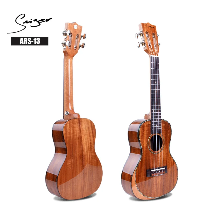

High Quality Solid Koa Top Ukulele Diy Ukulele Kit with Ukulele Pickup