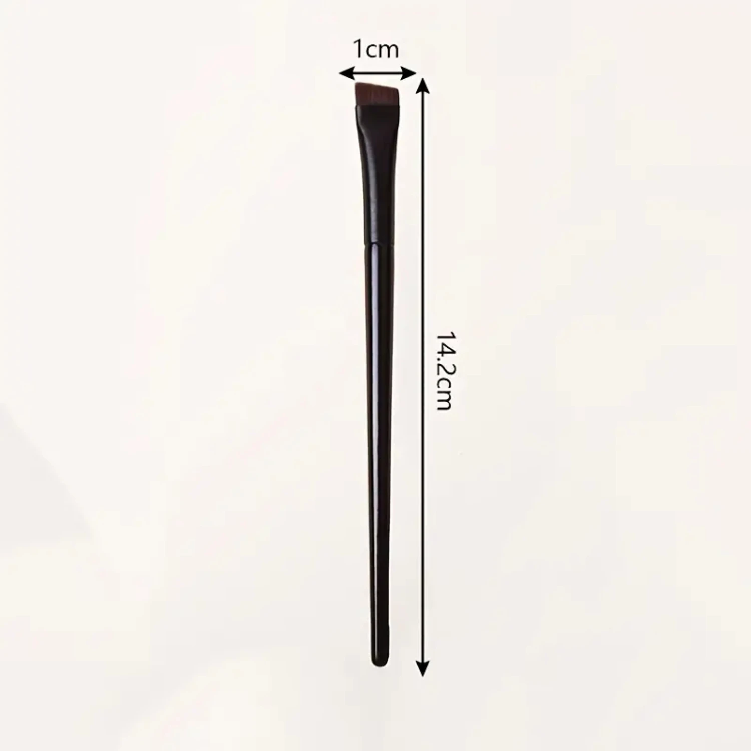 Achieve Flawless and Precise Brows and Eyes with this Professional Grade Ultra Fine Angled Eyebrow and Eyeliner Makeup Brush - E