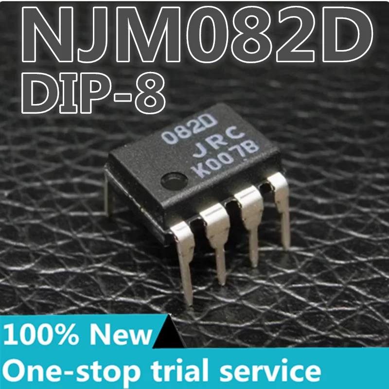 %New stock 2-100PCS NJM082D 082D dual JFET input audio operational amplifier DIP-8