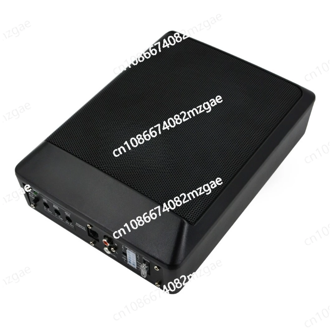 Ultra-Thin 6x8 Inch Active Car Subwoofer for Seat, Fever-Level Modification Underseat Subwoofer with Gun Design