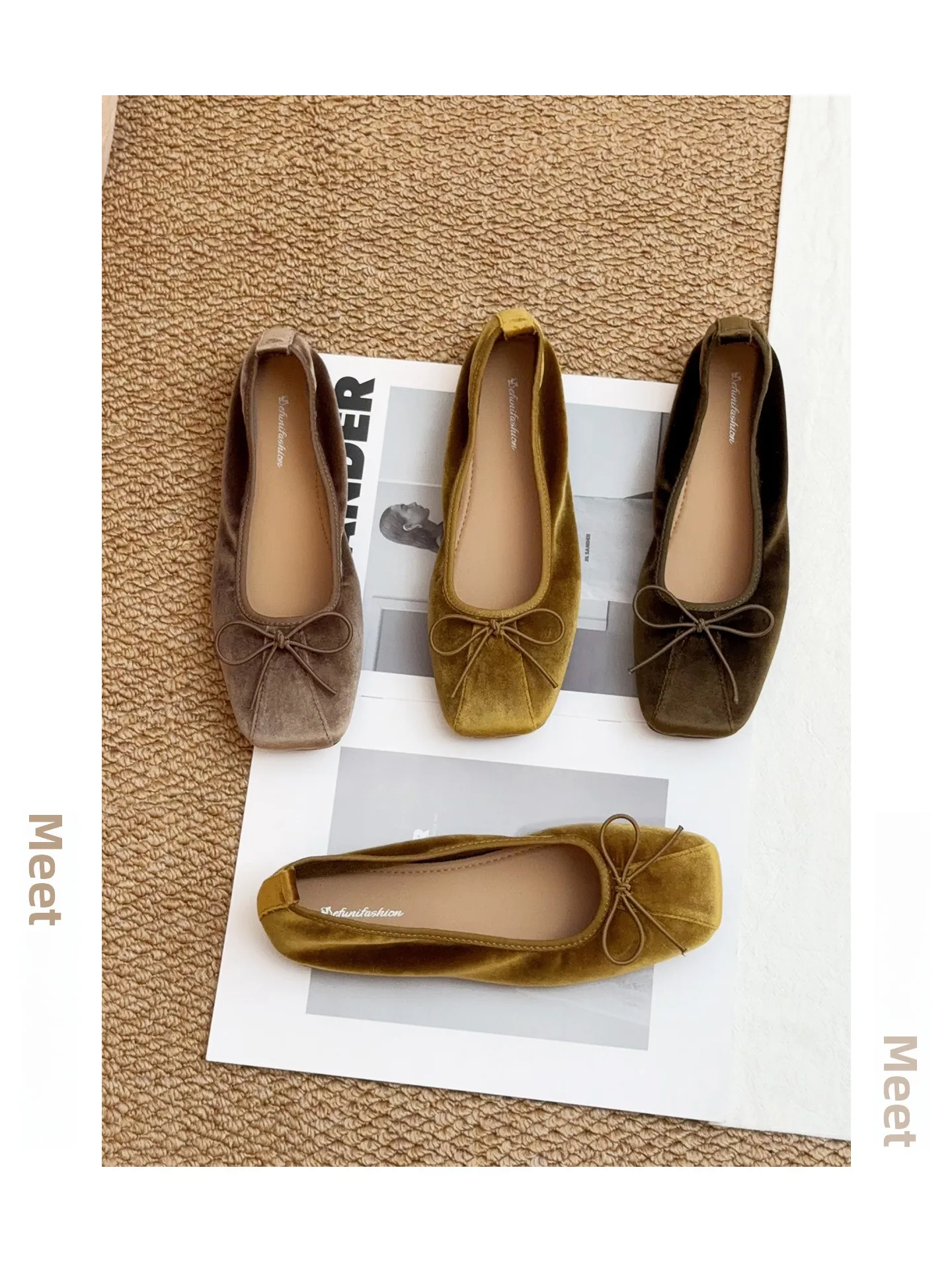 retro-knot-ballet-flats-women's-summer-new-velvet-flat-mary-janes-slip-on-soft-bottom-single-shoes-fashionable-casu