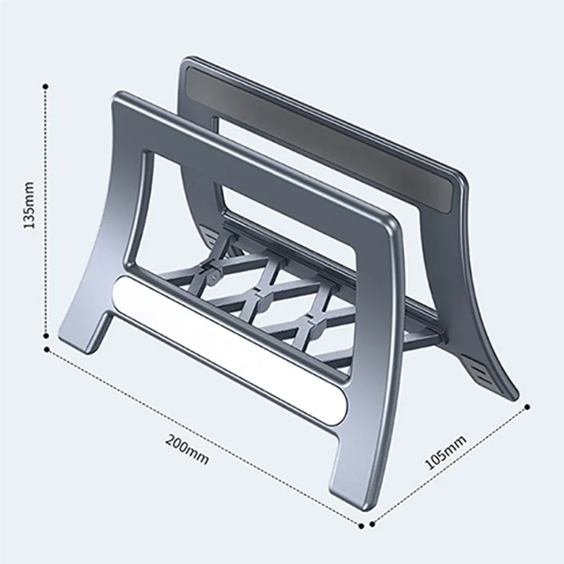 Vertikaler Laptop-Ständer, universeller Desktop-Ständer, Laptap Dock für faltbare Tablet-Stützhalter
