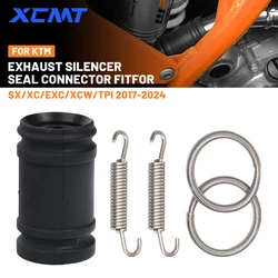 Motorcycle Exhaust Pipe Tailpipe Seal Ring Spring Coupling Kit For KTM XC SX EXC XCW TPI Husqvarna TC TE TX GASGAS EX EC MC MOTO