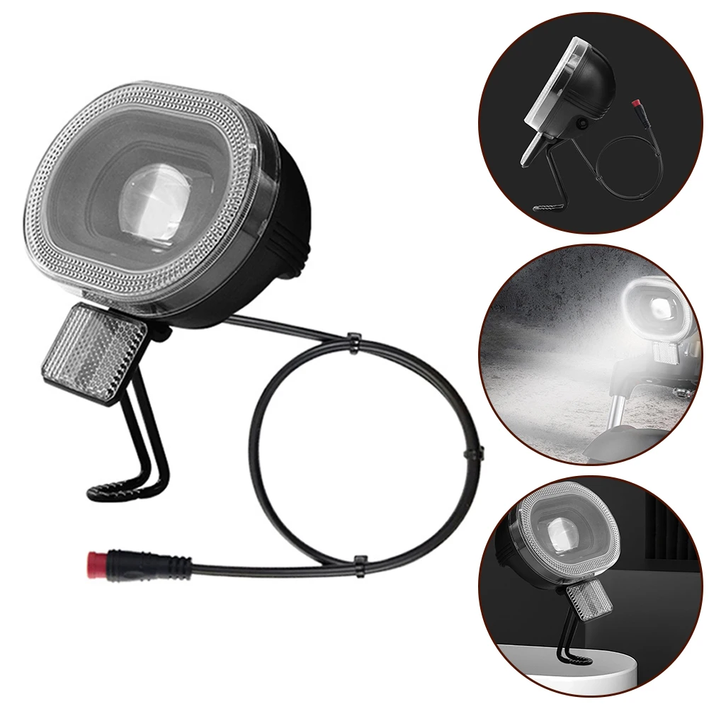 1pc Snow DH010 Front Lamp Vehicle Modification Lithium Battery Accessory 12V-48V High Lumen External Headlight Waterproof Joint