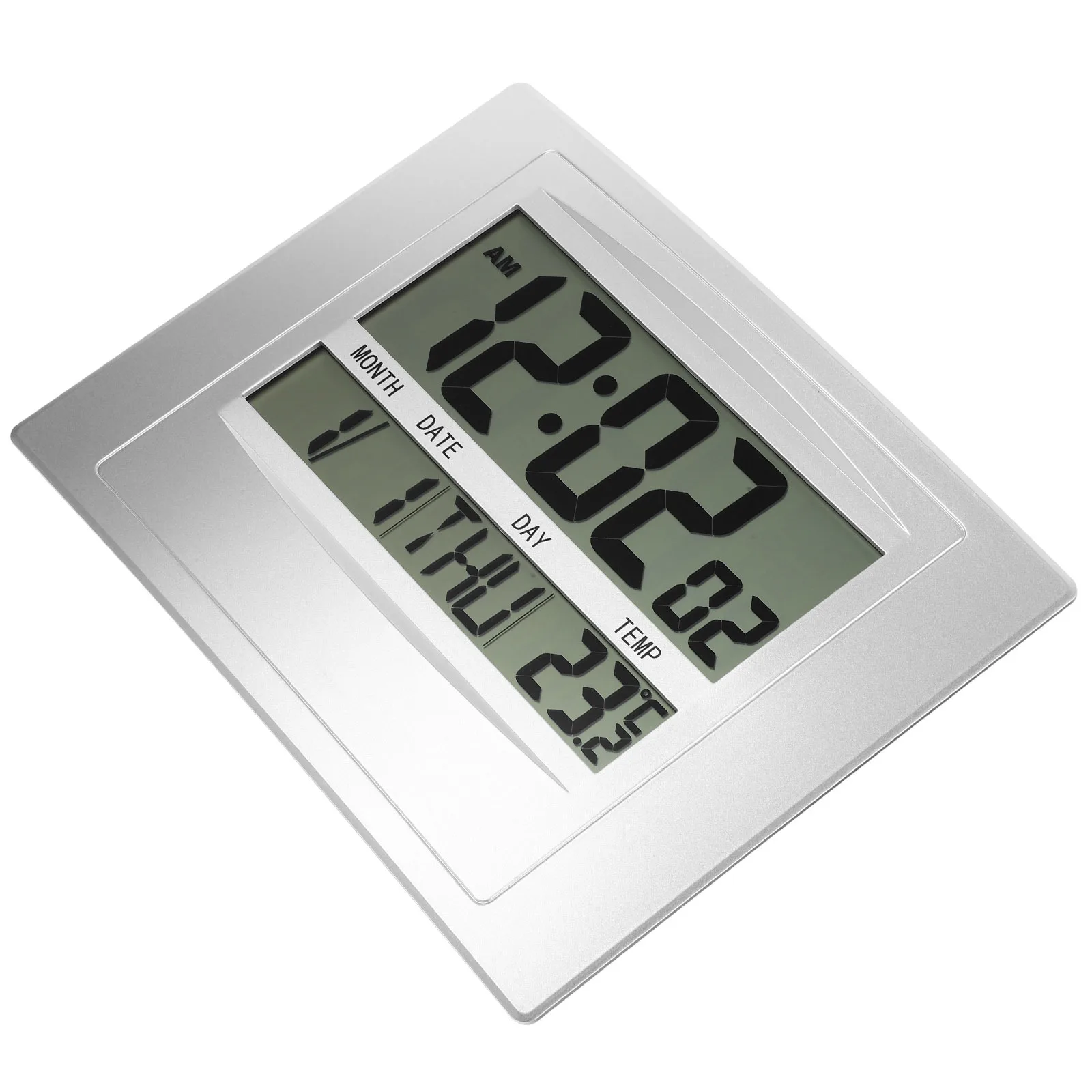 

Digital Thermometer Large Lcd Display Indoor Temperature Humidity Meter Calendar Clock For Home Office Hotel Wall