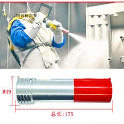 6mm/8mm/10mm/12mm Coarse Thread Sand Blasting Nozzle ,big  Sandblast Gun With Boron Carbide