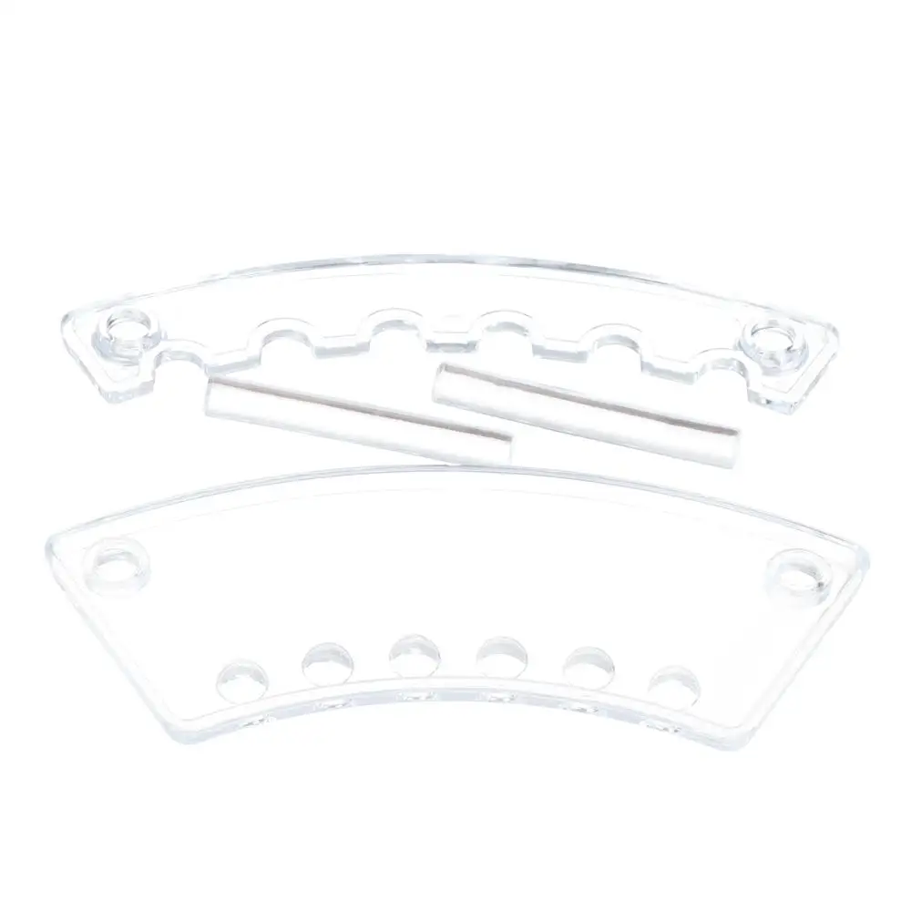 Kids Gift 6/12-Slots Transparent Ballpoint Pen Organizer Makeup Brush Rack Acrylic Pen Holder Nail Brush Holder Display Stand