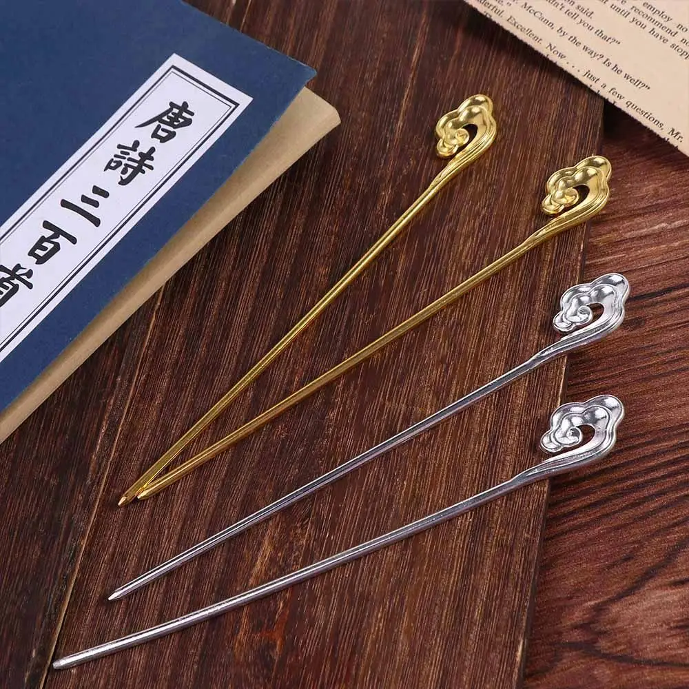 Hair Clip Hairstyle Tools For Girls Ancient Style New Headwear Women Hair Stick Hanfu Hairpins Chinese Hair Fork Cloud Shape