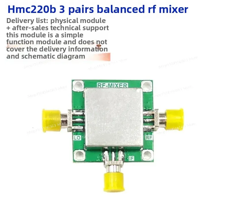 HMC220 Passive Double Balanced Mixer 5G-12GHz Bandwidth RF Mixer Frequency Conversion Module