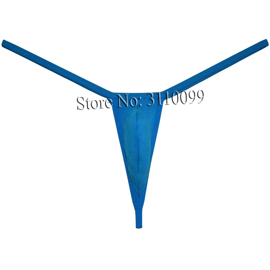 Men\'s Pure color Ventilate Increase Pouch Soft Bikini Thong g-strings tangas jockstrap Underwear