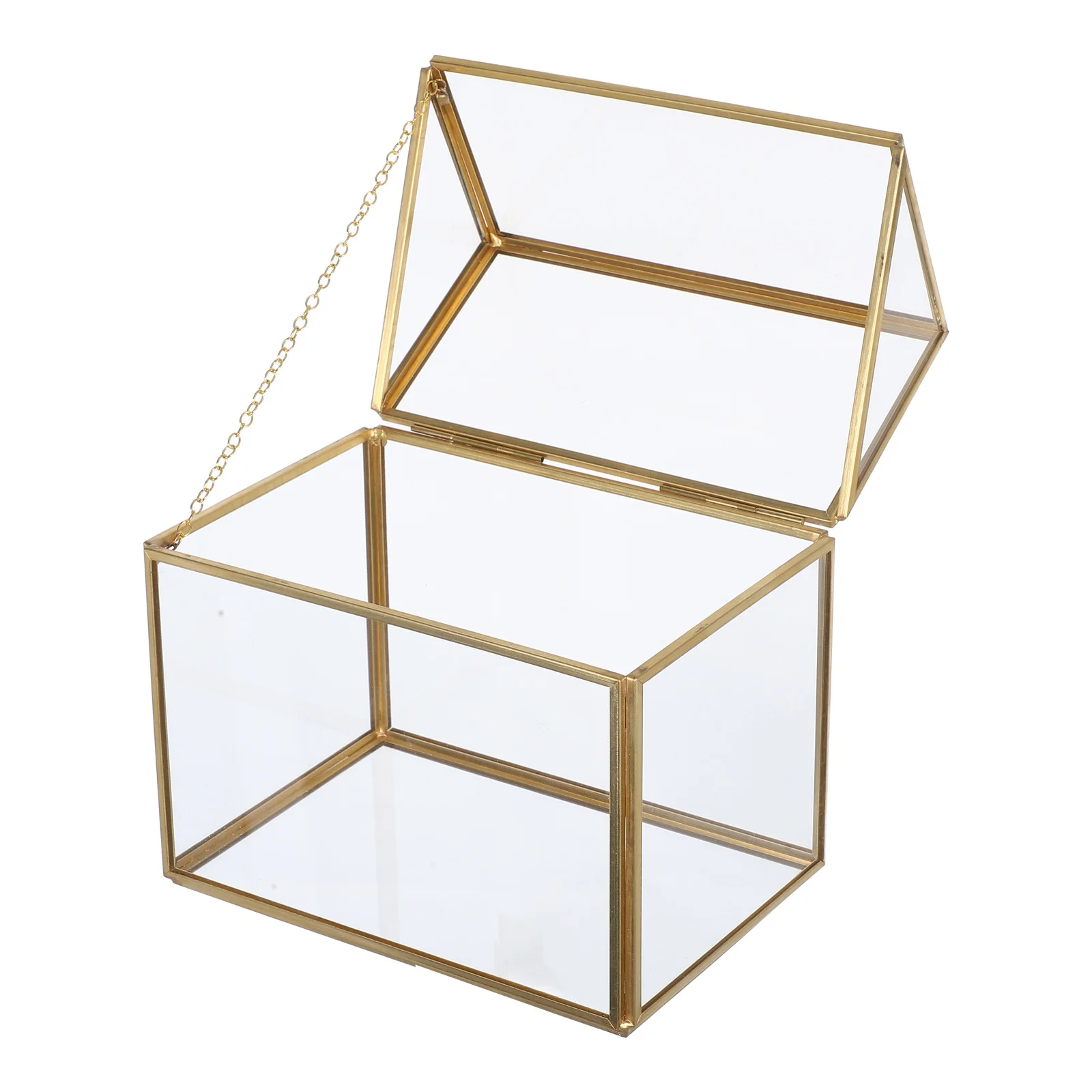 

Shape Planter Terrarium Glass Planter Box for Indoor Use Geometric Design Ideal for Air Plants Succulents Moss Ferns Decor