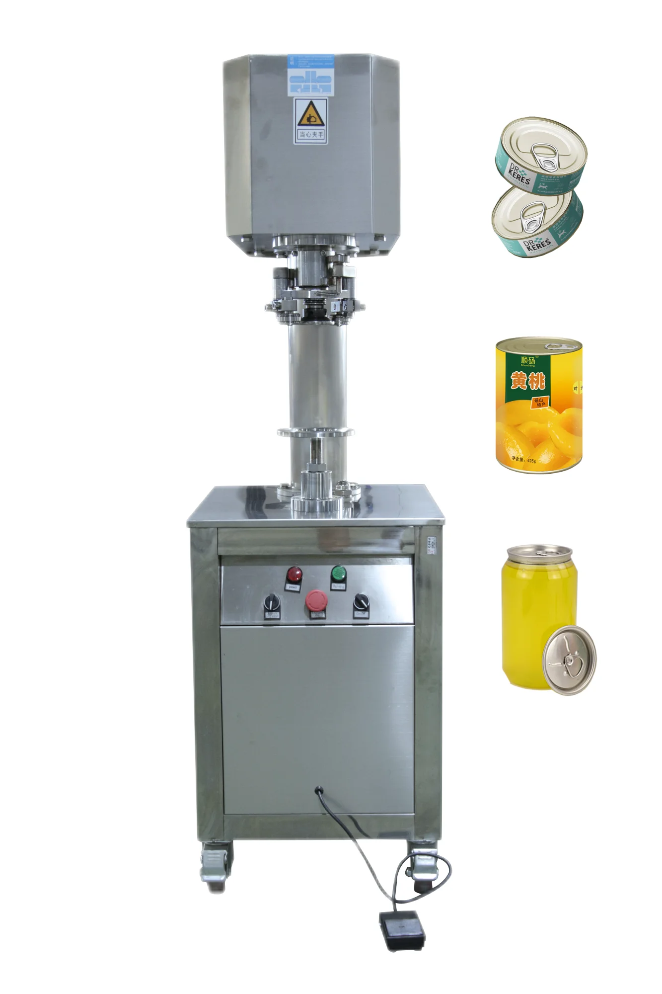 2025Small Size Cheap Price Popcorn Can Sealing Electric Tin Can Closing Machine for Plastic Paper Aluminum Beer Can