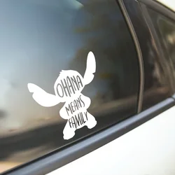 Ohana Means Family Quote Vinyl Sticker For Car Window Bumper Door Decoration Laptop Decals Decor