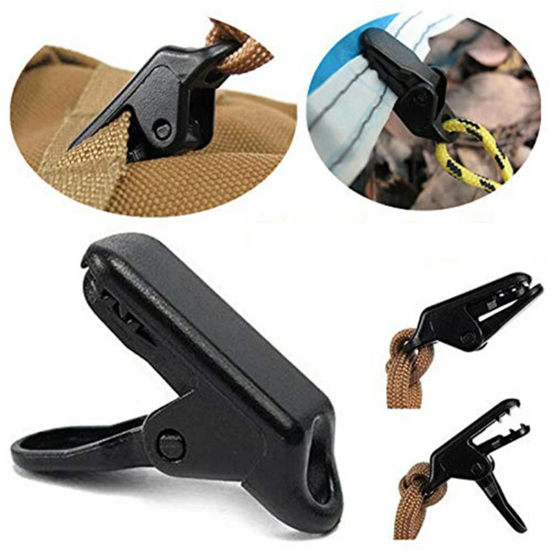 10/20/30Pcs Kunststoff Zelt Plane Clips Heavy Duty Lock Grip Schellen Leinwand Straffen Werkzeuge Markise Plane feste Clips für Outdoor Camping