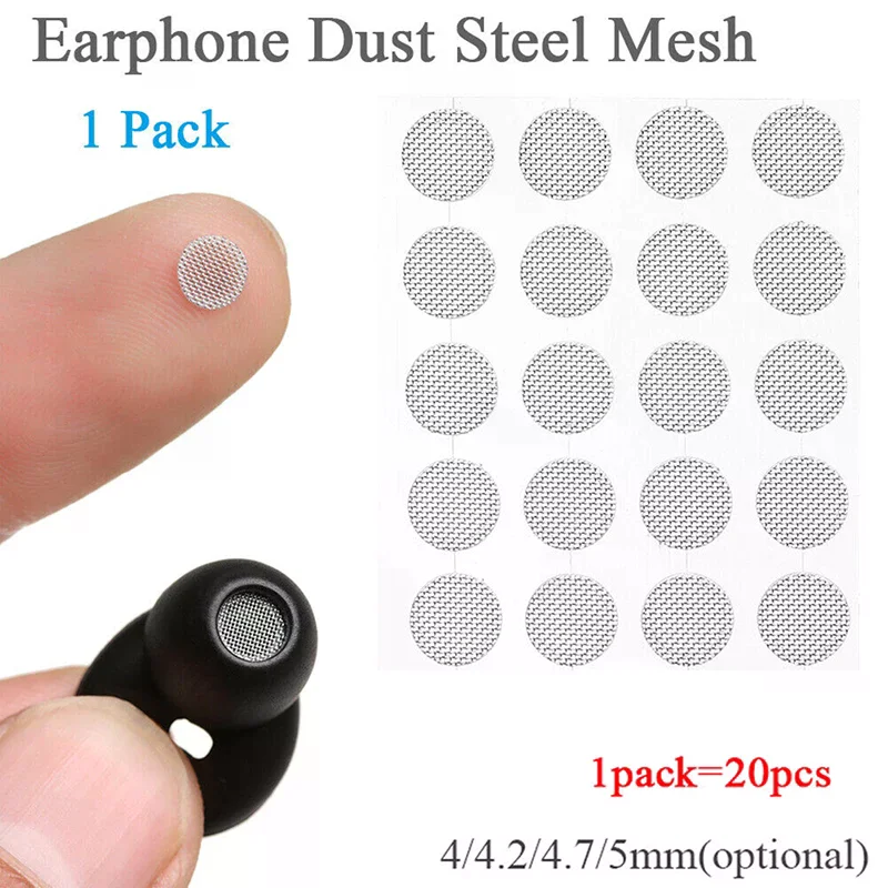 

4mm 4.2mm 4.7mm 5mm Earphone Dustproof Network Steel Mesh Accessories Diy High Quality Durable