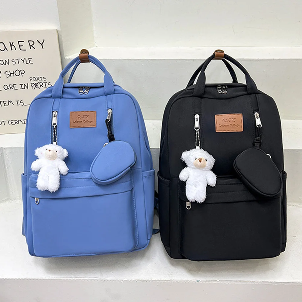 

Large Capacity Japanese Style Backpack Casual Versatile INS Student Backpack Daily Lightweight Women's School Bag