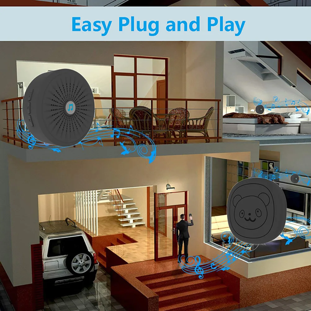 

Pet Music Doorbell Smart Wireless 110 260V 50 60Hz Low Power DIY Ringtones Remote Control Waterproof I955 Dog