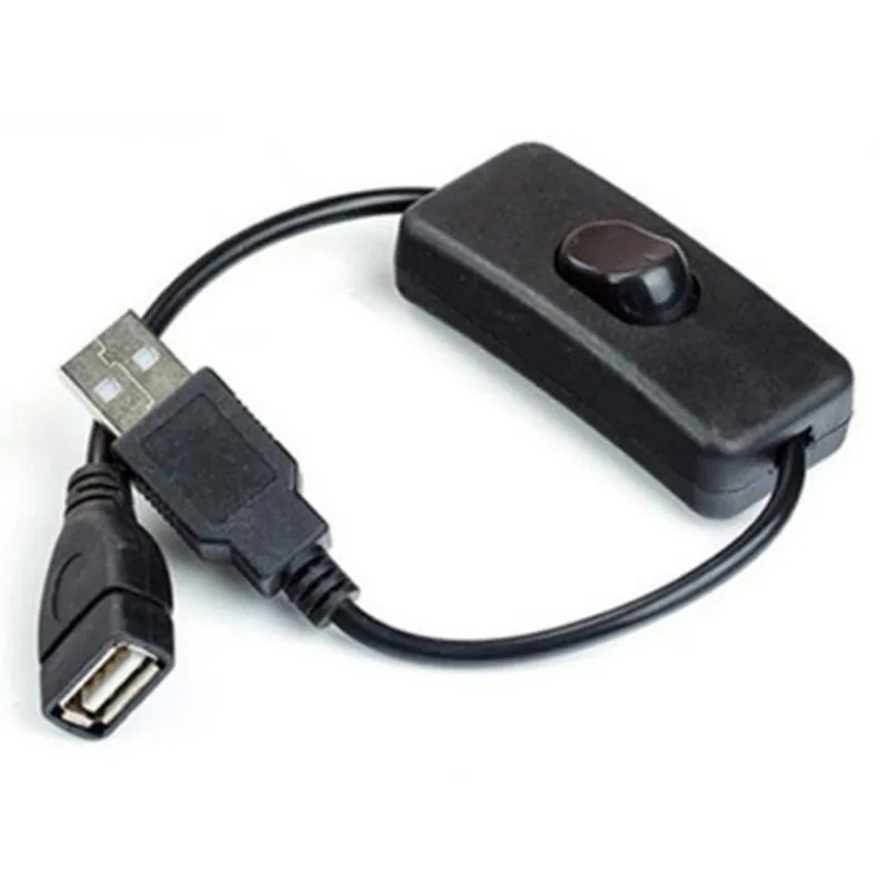 28cm USB Cable with Switch ON/OFF Cable Extension Toggle for USB Lamp USB Fan Power Supply Line Durable HOT SALE Adapter A1