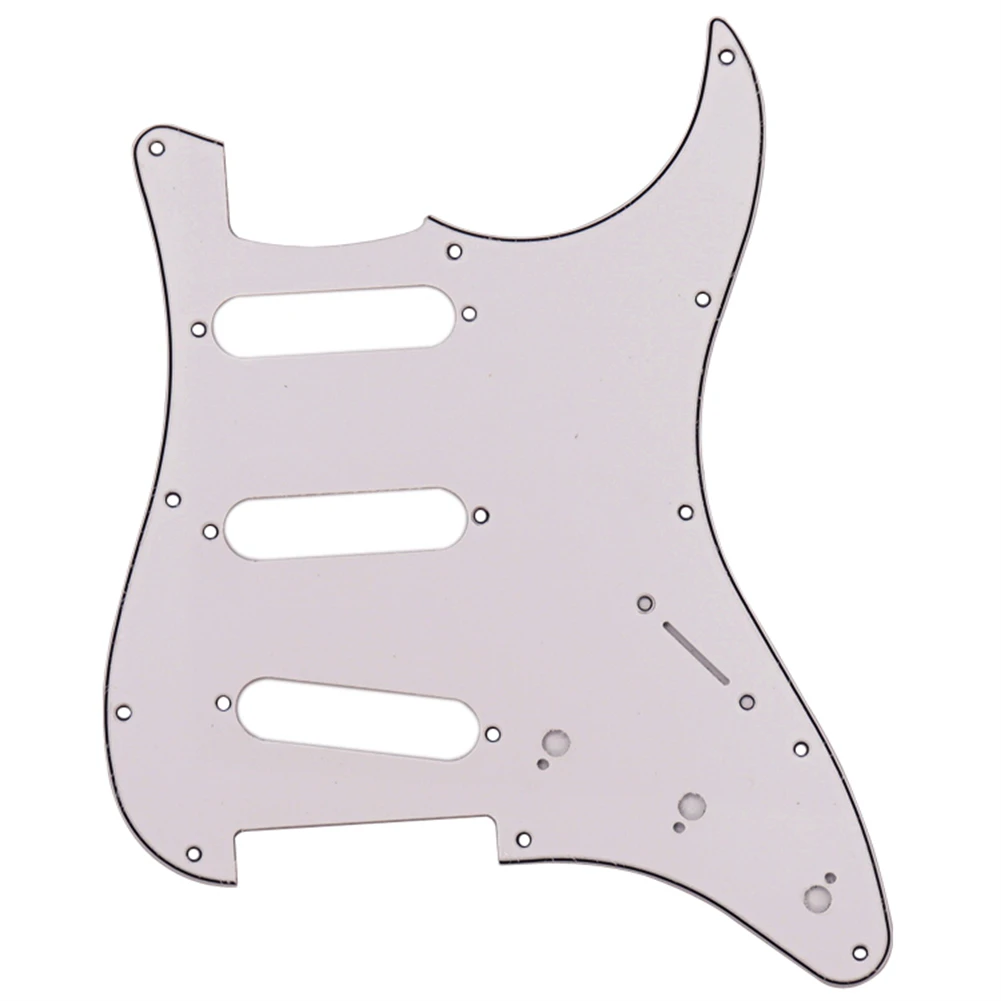 1pc 11 Holes Guitar Pickguard Colorful Celluloid Scratch Plate For Guitars SSS Pickup Scratch Plate For Acoustic Guitar ﻿