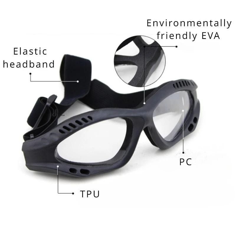 Outdoors Hunting Airsoft Paintball Eyewear Shock Resistance Eyes Protecting Outdoor Sports Glasses Goggle