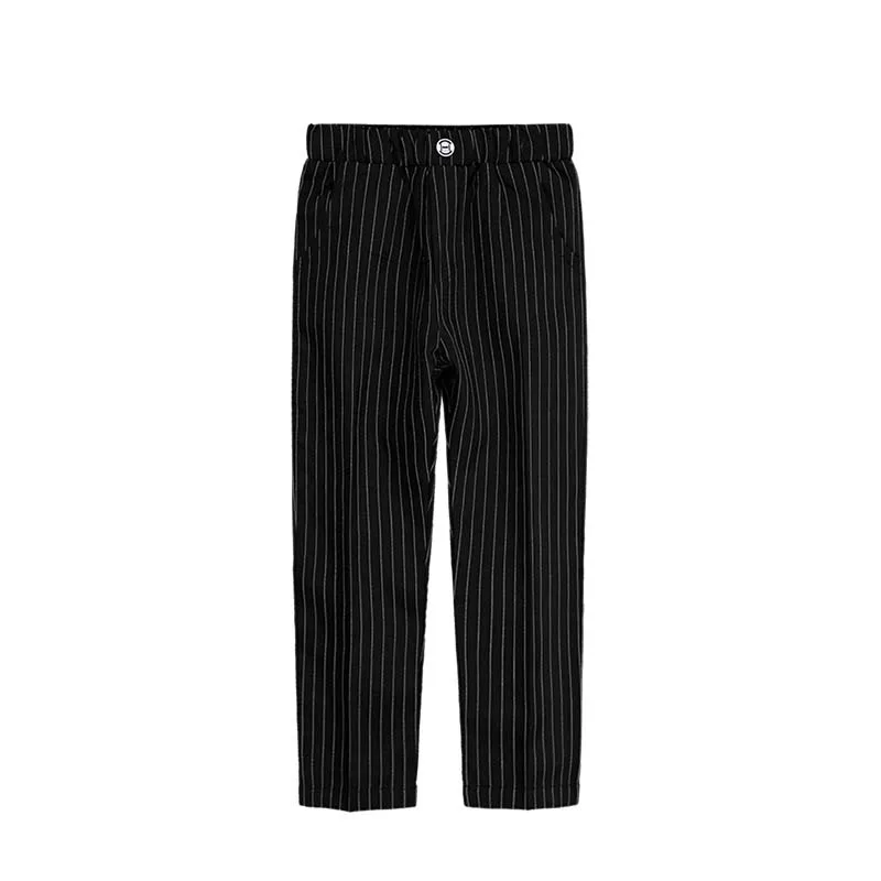 Neue 2025, Hochzeitshose für Jungen, Kinder, Frühling, Schule, Anzughose, Kinder, schwarze lange Hose für Teenager, Jungen, Kinder, formelle Partyhose – Detail 8
